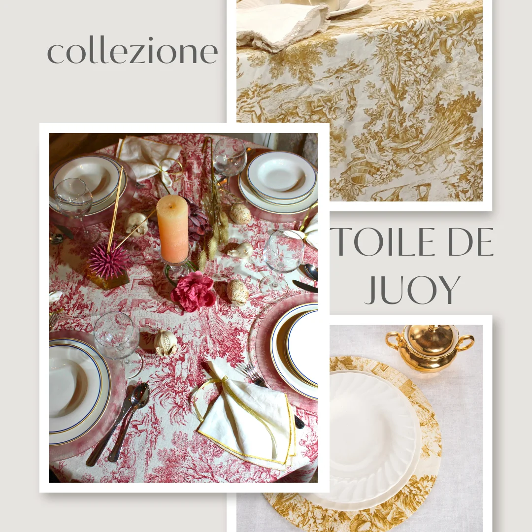 tessili per la cucina e la tavola 2 Tovaglie-collezione-Toile-de-jouy-Casainitaly