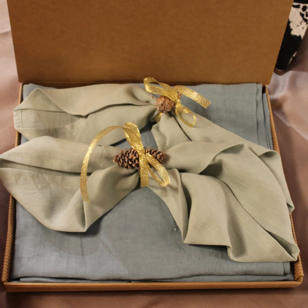 idea regalo - set tovaglia-lino