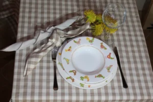 Tessili Hotel 8 Rustica Grigio Quadri
